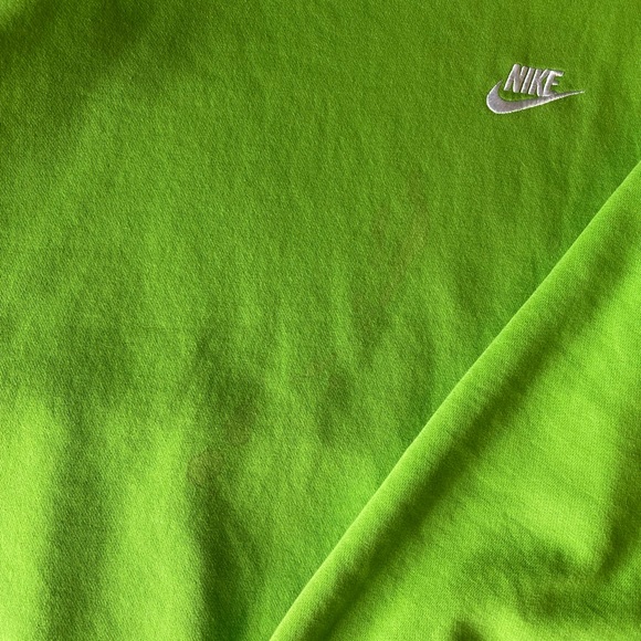 Lime Green Nike Sweatshirt - Picture 3 of 5